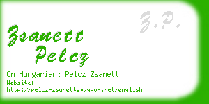 zsanett pelcz business card